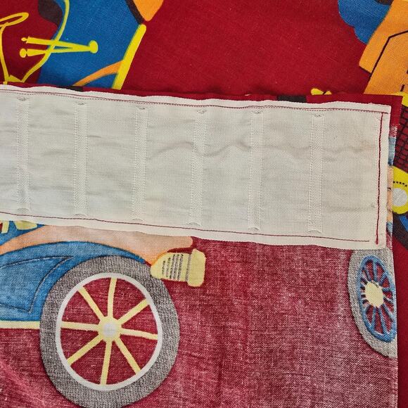 4 Vintage 70s Old Time Automobile Custom Pinch Pleat Curtain Panels Drapes 43x65 - Picture 8 of 16